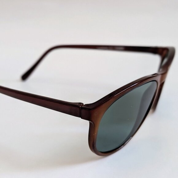 Shop Vintage BUENO 90 NWT Vintage 90\'s Large Oval Nylon w/Glass Polarized Sunglasses (S. Brown)
